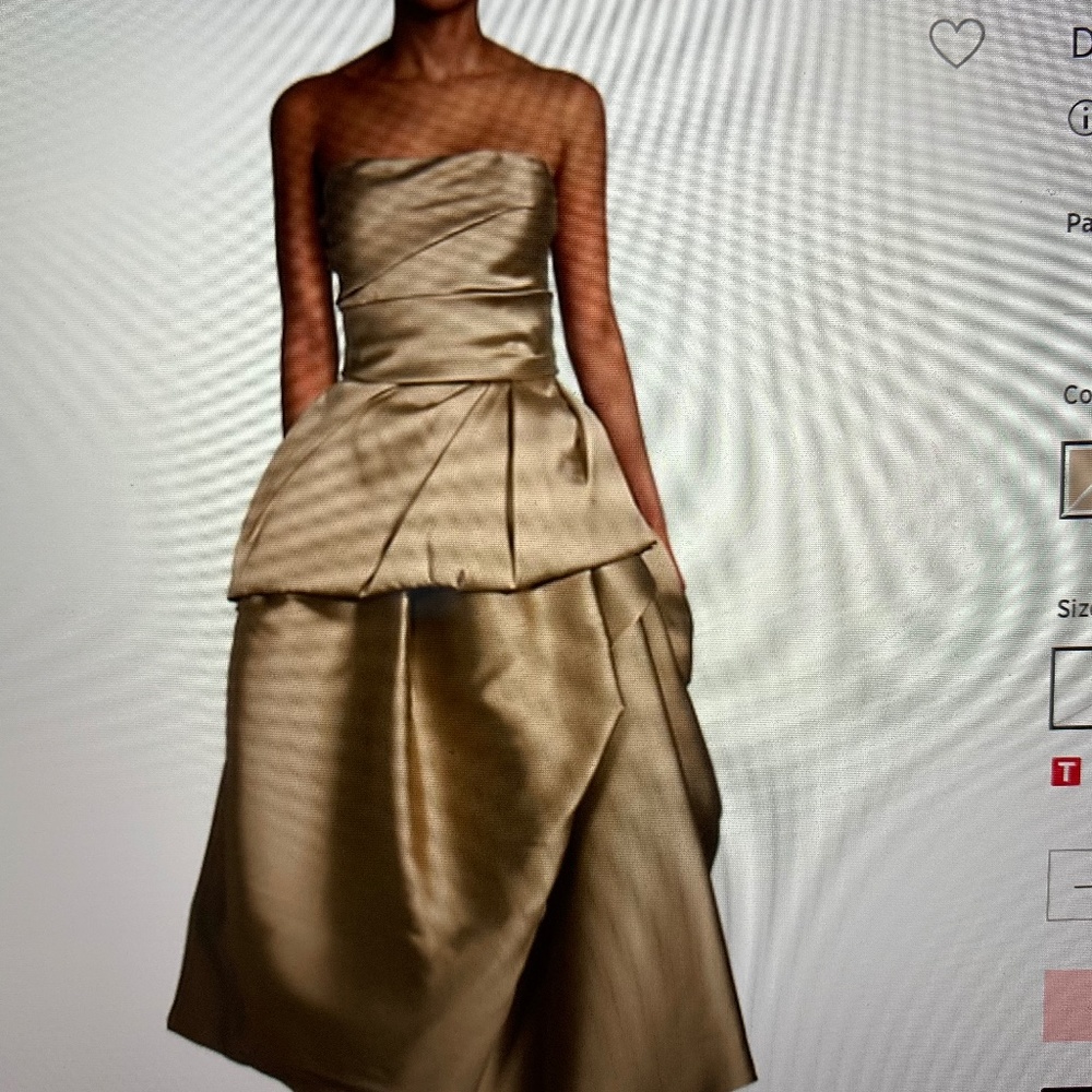 Reem Acra ballgown   Couture gown evening gown size 10 but runs small.